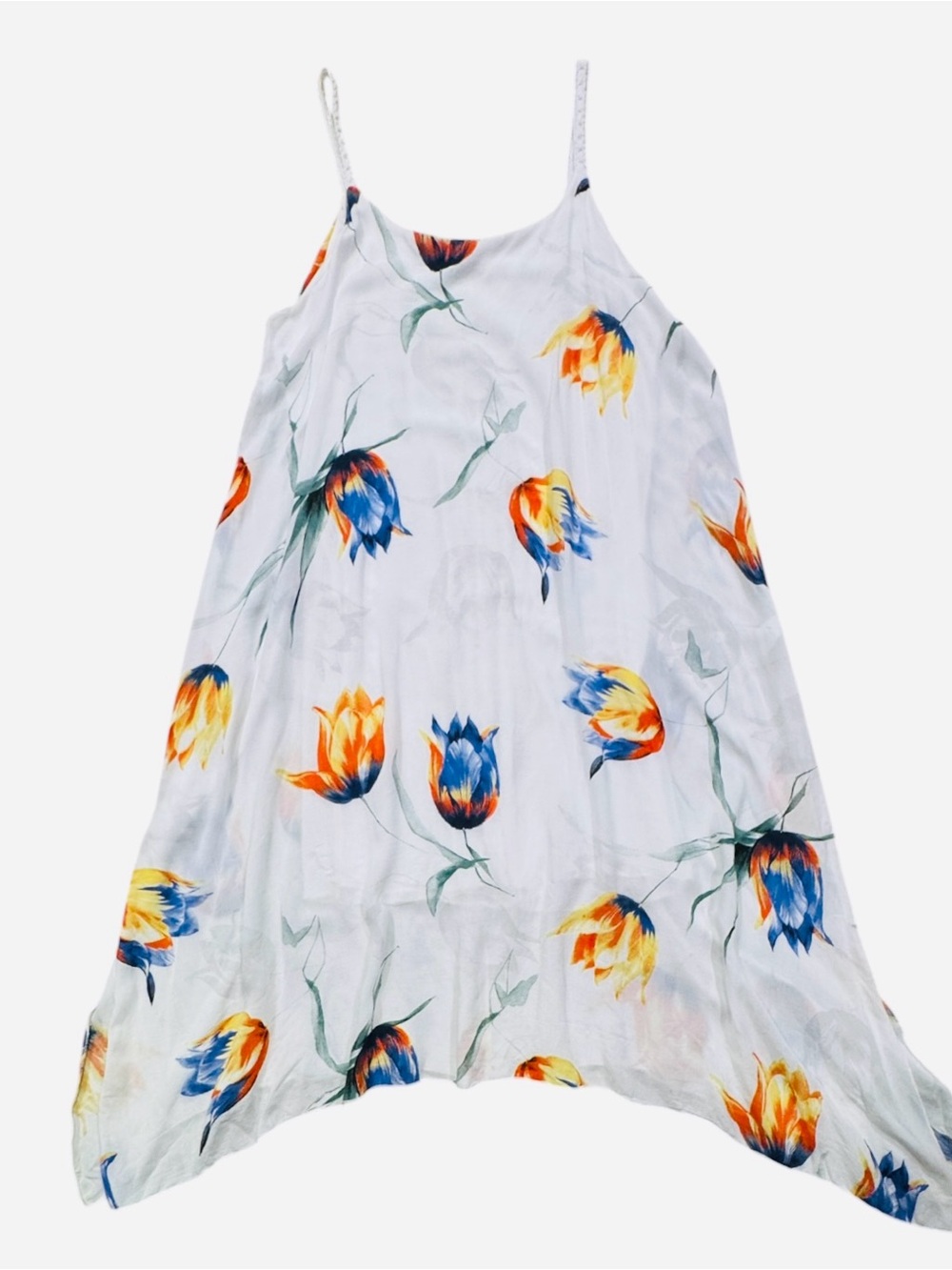 Beyond Capri Italian Floral Viscose Slip Dress | Made in Italy One Size - Picture 8 of 8